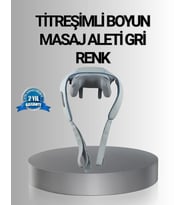 Titreşimli Boyun Masaj Cihazı Isı Terapili Şarjlı VNB-01 Ergonomik U Tasarım