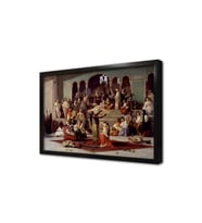 Harem Dansı Çerçeveli Mdf Tablo