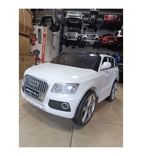 Q-suv Yeni Nesil! 12v, Kumandali, 2 Motor, Cep Tel Kontrollu Akülü Araba! (Beyaz)
