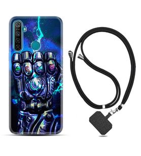 Realme 5i 5 Pro 6i 7 Pro 8 Kılıf Boyun Askılı Silikon Thunder Play 1760
