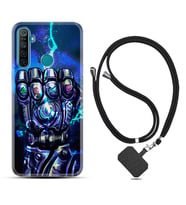 Realme 5i 5 Pro 6i 7 Pro 8 Kılıf Boyun Askılı Silikon Thunder Play 1760