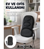 Ev ve Araç İçin Masaj Minderi Modlu Isıtmalı Titreşimli Koltuk Masaj Pedi