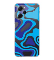 Poco X5 Pro  Kamera korumalı Kapak Renkli Desen Tasarımlı  Şeffaf Kılıf