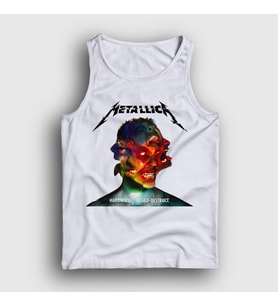 Presmono Unisex Beyaz Hardwired Metallica Atlet 292400tt (Beyaz)
