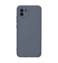 Samsung Galaxy A03 Kılıf Nano İçi Kadife Silikon - Gri