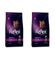 Reflex Plus Renkli Taneli Tavuklu Kedi Maması 1,5 Kg 2 Adet