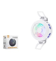 Klipsli Telefon Soğutucu Fan Rgb Beyaz K56