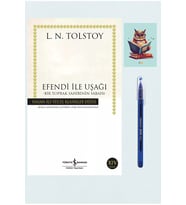 Efendi ile Uşağı - Tolstoy 9786053328490 (TÜKENMEZ KALEM VE NOT DEFTERLİ) (Krem)