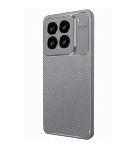 Xiaomi Mi 15 Kılıf Auto Focus Karbon Kapak - Gri