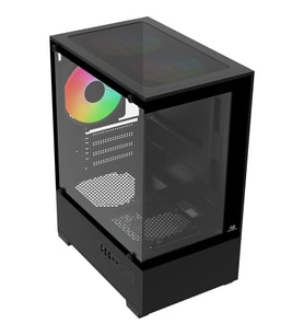 POWERBOOST 500W PB-M5001B 3-Rainbow Fanlı Micro-Tower PC Kasası