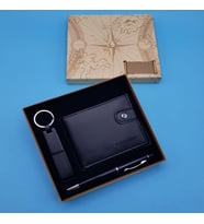 Siyah Touchpen Kalem Anahtarlık Ve Cüzdan