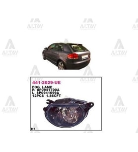 Sis Lambası A3 Q7 2004-2008 Sağ (Oem No:8P0941700A) (Adet)
