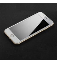 iPhone 6S Ekran Koruyucu Esnek Şeffaf Seramik Cam Beyaz