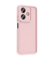 Oppo A3 Kılıf Kamera Korumalı Ananas Silikon Kapak (Pembe)