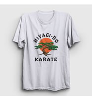 Presmono Unisex Beyaz Miyagi Do Karate Cobra Kai T-Shirt 471013tt (Beyaz)