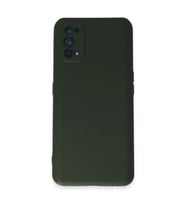 Realme 7 Pro Kılıf Nano İçi Kadife Silikon - Koyu Yeşil