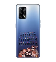 Oppo A74 Uyumlu Stranger Things Desenli Şeffaf Telefon Kılıfı