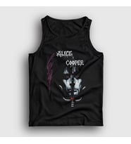 Presmono Unisex Siyah Dragontown Sai Alice Cooper Atlet 496783tt