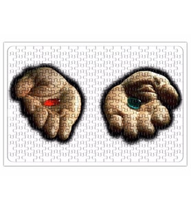 Take The Red Pill Matrix Puzzle 240 Parça Yapboz