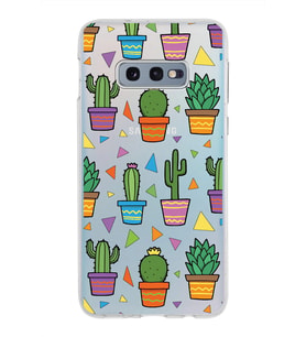 PrintiFy Samsung Galaxy S10e ile Uyumlu 1mm Slim Fit Water Color 4 Baskılı Şeffaf  Kılıf