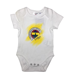 Fenerbahçe Orijinal Lisanslı Unisex Bebek Zıbın (Beyaz)