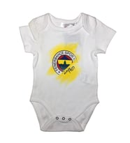 Fenerbahçe Orijinal Lisanslı Unisex Bebek Zıbın (Beyaz)