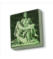 Pietà (Michelangelo, 1498) Baskılı Doğaltaş  Magnet(KRG-144)