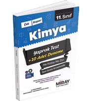 Miray Yayınları 11. Sınıf Kimya Yaprak Testler