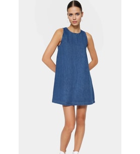Pamuk Denim Mini Elbise Rahatlığı ve Şıklığı Bir Arada Profesyonel Görünüm Özel Tasarım