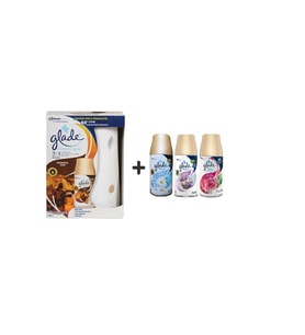 Glade Otomatik Sprey X Oryantal Oud  X Temizliğin Ferahlığı X Lavanta Ferahlığı X Meyve & Çiçek Buketi = 3 X 269 Ml
