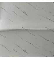 70x70cm 1 Adet Yapışkanlı Modern Mermer Desenli WC Banyo Salon Mutfak Duvar Kağıdı Paneli NW159 (Beyaz)
