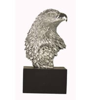 WISE Veronese Serisi-WISE STANDLI KARTAL BAŞI GRİ-18*9*9 CM.