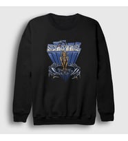 Presmono Unisex Siyah Miss Scorpions Sweatshirt 109707tt