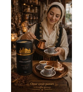 Geleneksel Dibek Kahvesi 700 Gr Yumuşak İçimli Türk Kahvesi