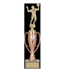 ODAK KUPA - Figürlü Kupalar - Voleybol Erkek Figürlü Kupalar FG-025 C - 38 cm