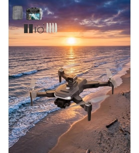 Akıllı Takip Özellikli 4K Drone Katlanabilir Tasarım Uzaktan Kontrollü Profesyonel Çekim Dronu