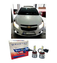 Chevrolet Cruze Led Xenon Uzun + Kısa Far Ampulü H4 Duo Yeni Seri Beyaz