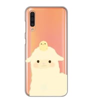 Samsung Galaxy A70 Uyumlu Sevimli Hayvan Tasarımlı Şeffaf Telefon Kılıfı