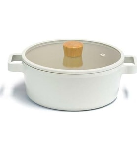Neoflam Fika Alüminyum Döküm 24 Cm Bej Tencere
