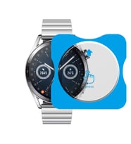 Huawei Watch GT3 46mm Uyumlu Kolay Takılabilir Takma Aparatlı Temperli Cam Ekran Koruyucu