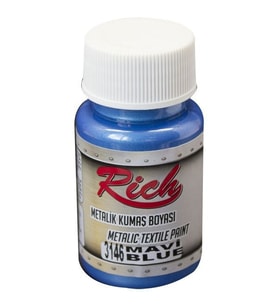 Rich Metalik Kumaş Boyası 50 cc. 3146 MAVİ 