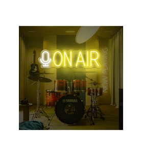 ON AIR Yazılı ve Şekilli Neon Tabela