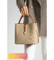 Kadın Orta Boy Su Geçirmez Günlük Şık El Ve Omuz Çantası EBAT 23 X 18 CM Shoulder Bag (STD)