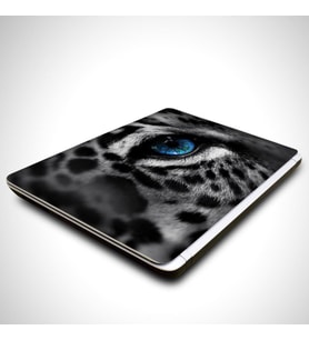 Beyaz Kaplan Laptop Sticker 17 inch (39X27CM)