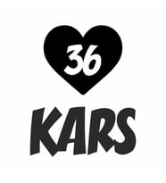 Kalpli 36 Kars Araba Sticker siyah 20x15 CM (Siyah)
