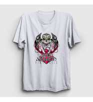 Presmono Unisex Beyaz Ravens Amon Amarth T-Shirt 9000tt