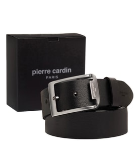 Pierre Cardin Deri Erkek Kemer (En 4 cm) PC3100 (Siyah)