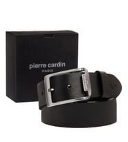 Pierre Cardin Deri Erkek Kemer (En 4 cm) PC3100 (Siyah)