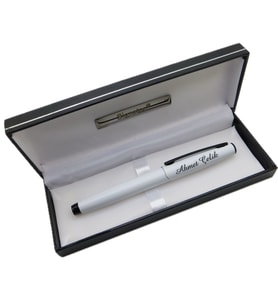 Signator® M586 Mat Beyaz Roller Kalem  İsme Özel Kalem  Hediyelik Kalem (Karışık)