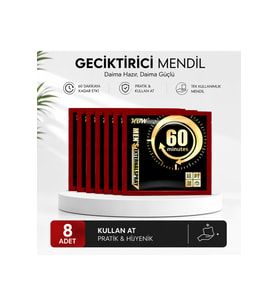 Kullan At Mendil 60 Dakika Etkili 8 Adet